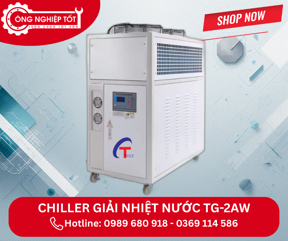 Địa chỉ mua Chiller làm lạnh nước TG-2AW giải nhiệt bằng gió chính hãng, giá tốt